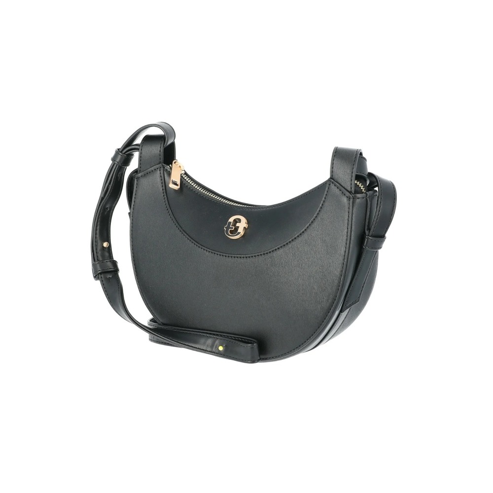 Time and Tru Women's Olivia Crossbody Purse, Black, Adjustable Strap